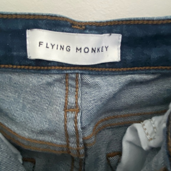 Dark Blue Flying Monkey Denim Jeans - Picture 3 of 3
